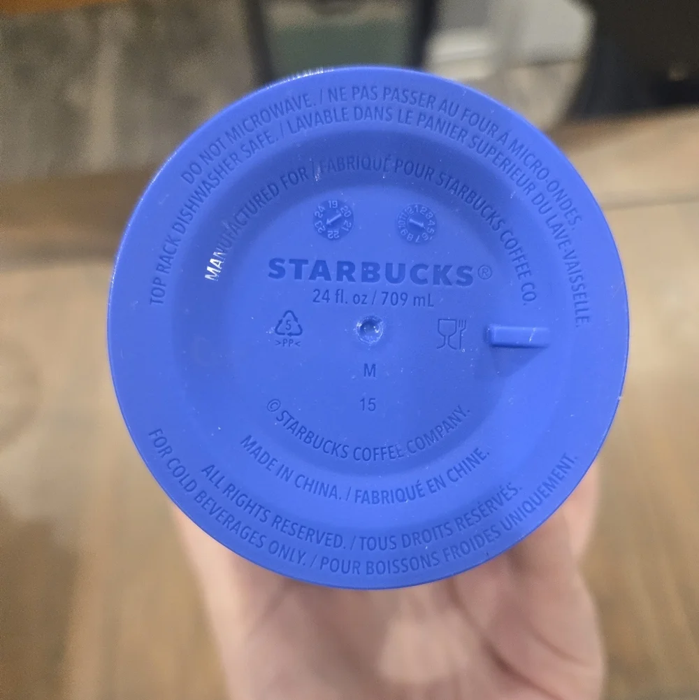 Blue Holiday Starbucks Tumbler